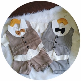 💞💞Sét công tử kẻ cho bé trai 9-20kg