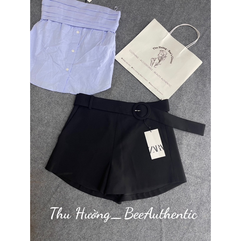 SẴN QUẦN ZARA AUTH MÀU ĐEN SZ S  XINH LẮM Ạ