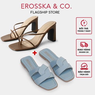 Erosska_ Combo 2 đôi giày dép nữ thời trang Erosska siêu ưu đãi _ EM10164