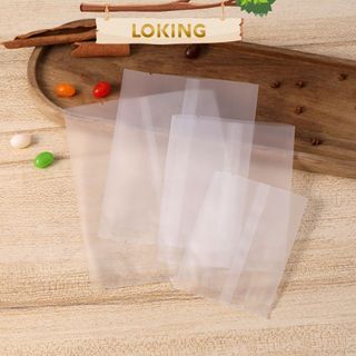 100 Túi Đựng Bánh Kẹo, Bao Bì Đựng Kẹo Trắng mờ, hàn nhiệt, nhiều kích thước 100 túi/sp
