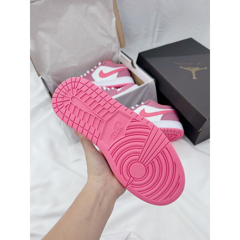 Giày sneaker Jo.rdan hồng full thấp
