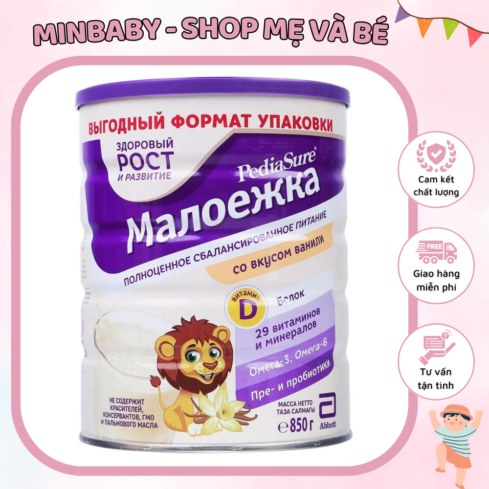 Sữa Công Thức Pediasure Nga Vị Vani 850g Cho Trẻ 1-10 Tuổi Sữa Công Thức Pediasure Nga Vị Vani 850g Cho Trẻ 1-10 Tuổi