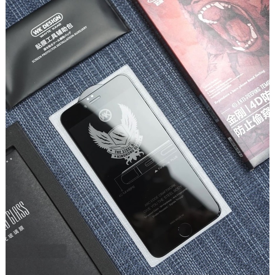 Kính cường lực iPhone chống nhìn trộm Kingkong Wekome dán màn hình cho iphone x 11 12 13 14 15 pro max