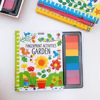 FINGERPRINT ACTIVITIES: GARDEN tập vẽ ngón tay cho bé, Đồ chơi sáng tạo cùng những ngón tay xinh