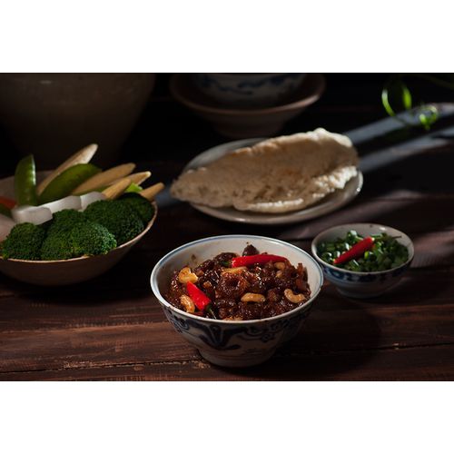 Kho Quẹt tóp mỡ, tôm thịt. Hủ 200g dùng với cơm, rau củ, cơm cháy chà bông, trái cây