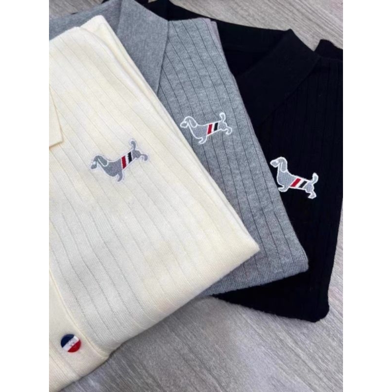 Áo Sơ Mi Len Quảng Châu Họa Tiết Cún Size S M - Halinh Shop - Áo Sơ Mi Len Cúc Dọc Hàng Qc Loại 1