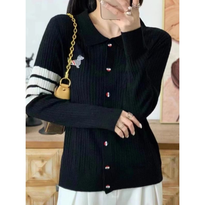 Áo Sơ Mi Len Quảng Châu Họa Tiết Cún Size S M - Halinh Shop - Áo Sơ Mi Len Cúc Dọc Hàng Qc Loại 1