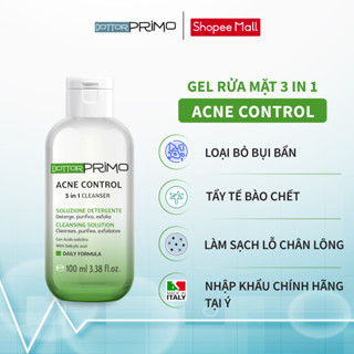 Gel Rửa Mặt Giảm Mụn Dottorprimo Acne Control 3 In 1 Cleanser - Sữa Rửa Mặt Dành Cho Mọi Loại Da