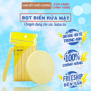 Bông nở rửa mặt bọt biển Chivey 12 miếng, Bông rửa mặt bọt biển