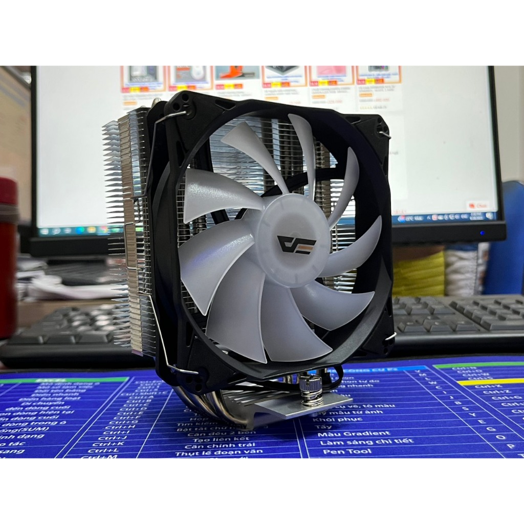 Tản nhiệt khí Darkfash Z4  Rainbow LED  New - Chính hãng - BH 12 Tháng
