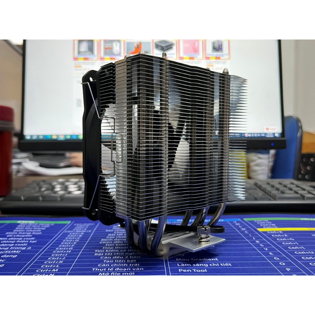 Tản nhiệt khí Darkfash Z4  Rainbow LED  New - Chính hãng - BH 12 Tháng