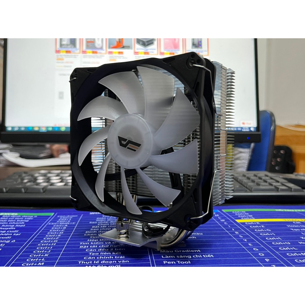 Tản nhiệt khí Darkfash Z4  Rainbow LED  New - Chính hãng - BH 12 Tháng