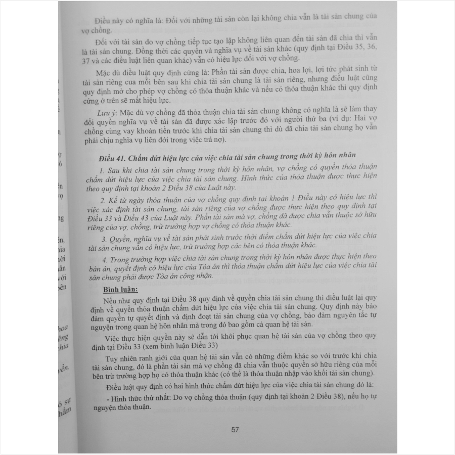 Sách Bình Luận Luật Hôn Nhân và Gia Đình do luật sư Nguyễn Thị Chi biên soạn - V1555D