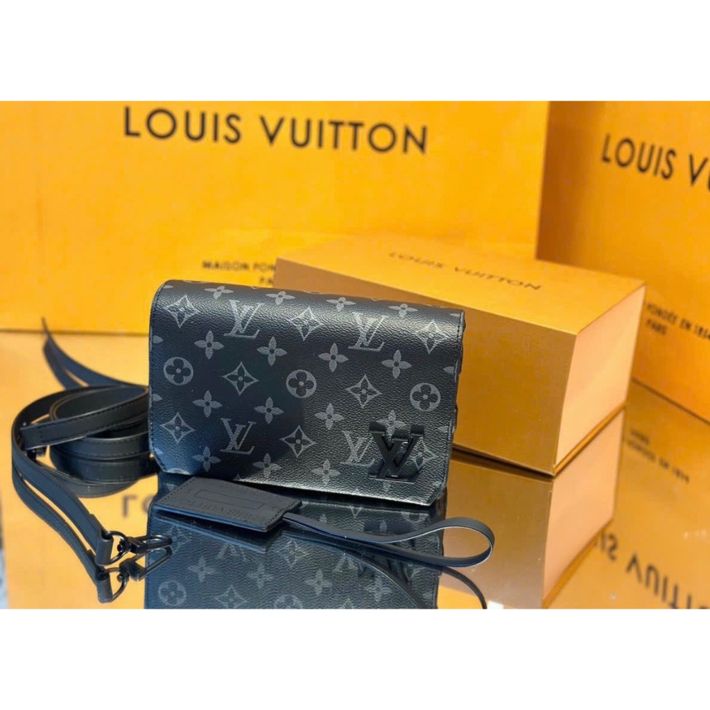 Túi đeo chéo nam Lv Fastline wearable wallet fullbox size 20