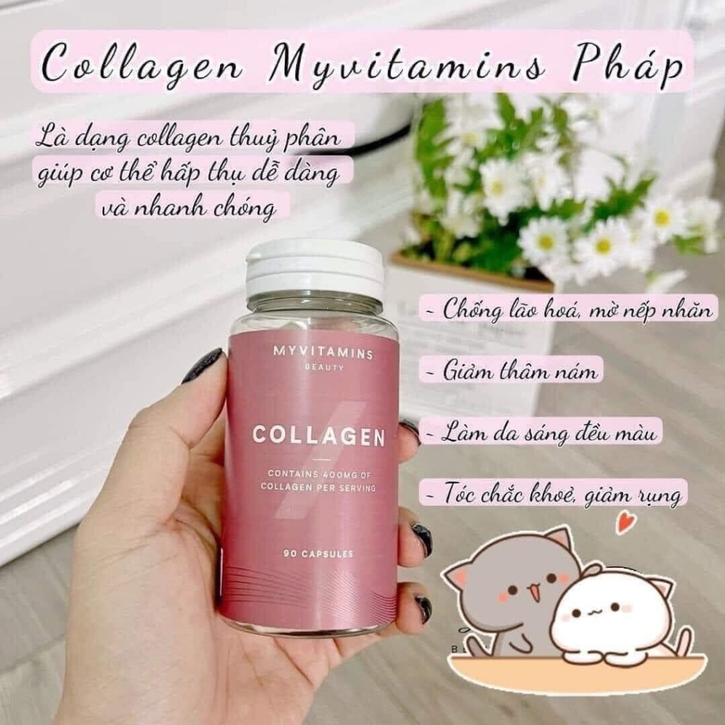 Viên uống collagen thủy phân Myvitamins Pháp