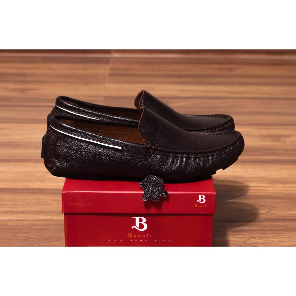 Giày Lười Nam BANULI C6ML1T0 (Genuine Leather, Authentic)