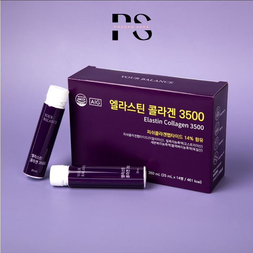 SN0556- Combo 2 Hộp Elastin Collagen 3500mg Your Blance 56 ống