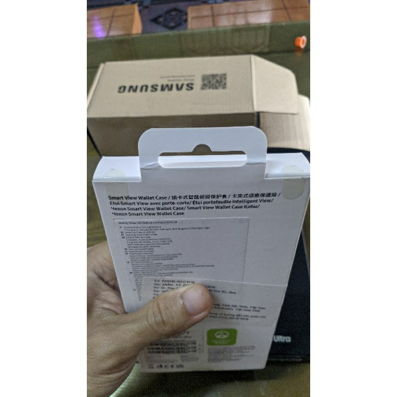 Bao da Smart View Wallet cho S23 Ultra - mới, nguyên seal