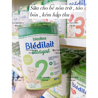 Sữa bột Bledilait Bledina Pháp cho bé nôn trớ , táo bón