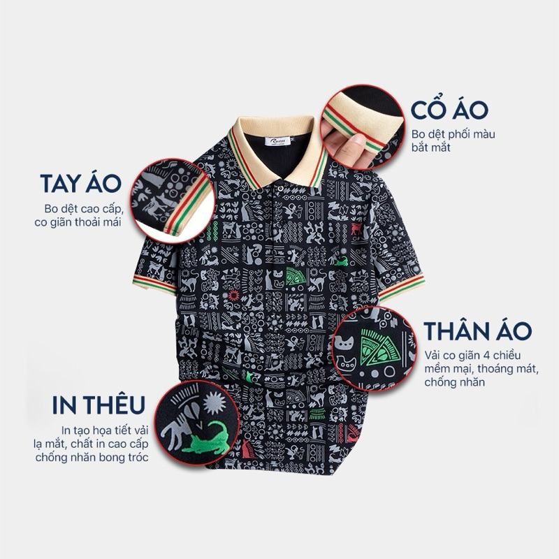 Áo Thun POLO NAM Cao Cấp mẫu 10