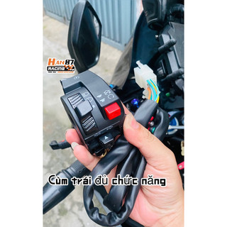 Cùm công tắc trái đủ chức năng / cùm công tắc trái passing tắt máy