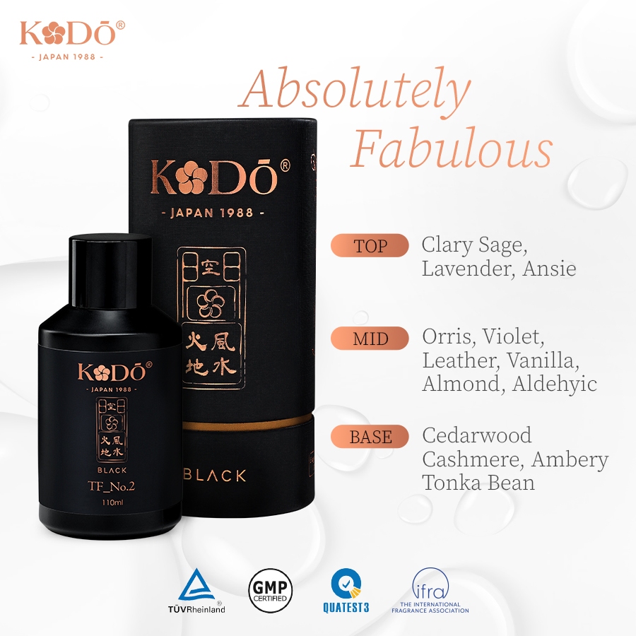 KODO - Absolutely Fabulous - Tinh Dầu Nước Hoa Nguyên Chất - BLACK - 15ml/110ml+ QUATEST3 tested