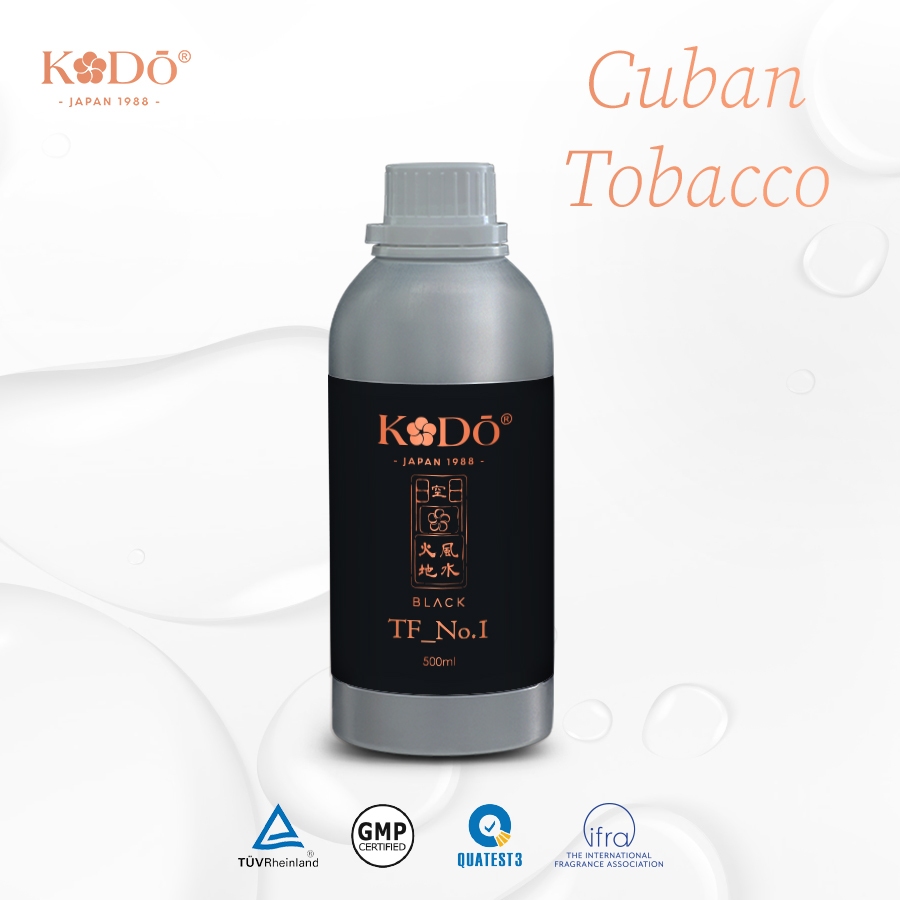 KODO - Cuban Tobacco - Tinh Dầu Nước Hoa Nguyên Chất - BLACK - 15ml/110ml+ QUATEST3 tested