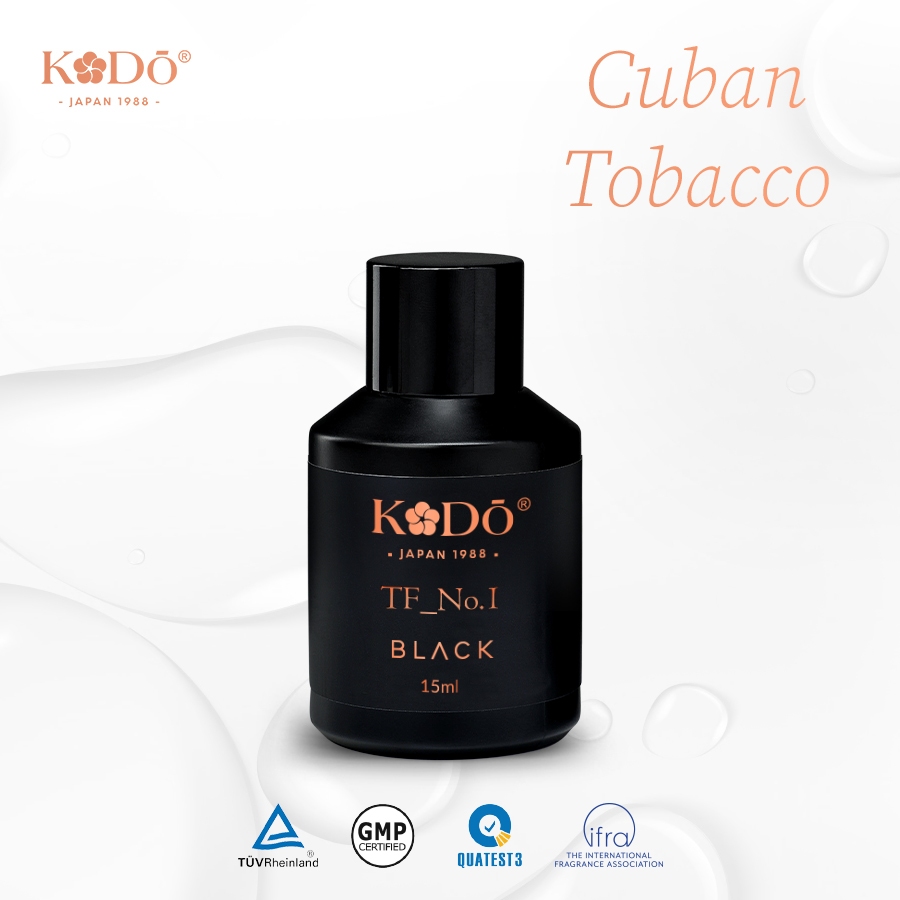 KODO - Cuban Tobacco - Tinh Dầu Nước Hoa Nguyên Chất - BLACK - 15ml/110ml+ QUATEST3 tested