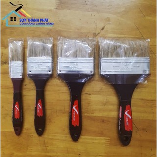Cọ quét sơn Việt Mỹ cán nâu dùng cho Sơn Dầu, Epoxy, Verni...
