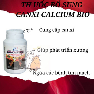 Thu-ốc bổ sung canxi cho chó mèo - Calcium Bio ( 1 viên)