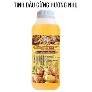 Dầu masssage body Gừng Hương Nhu chai 1000ml massage body