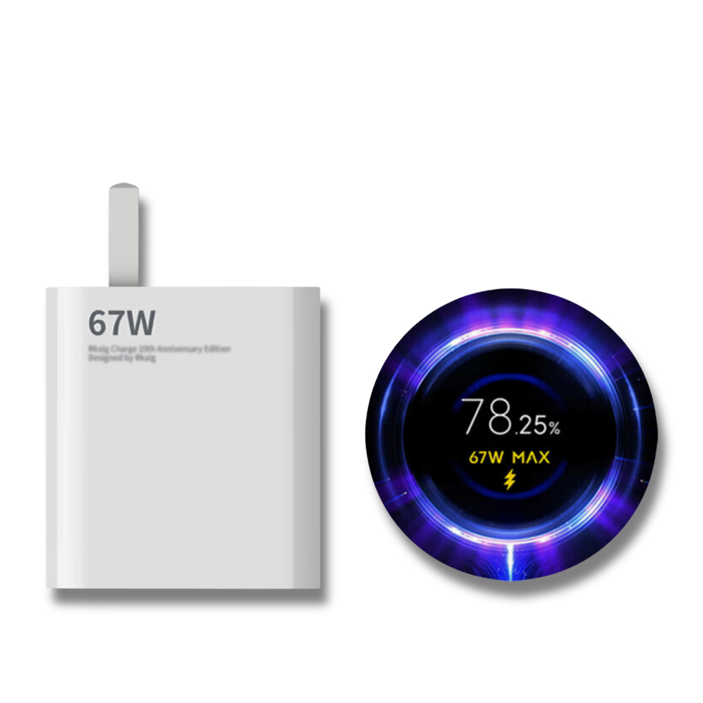 Bộ Sạc Nhanh Xiaomi Mi 67W - Cáp Sạc 6A USB Type-C cho Xiaomi 11 Pro & Xiaomi 11 Ultra