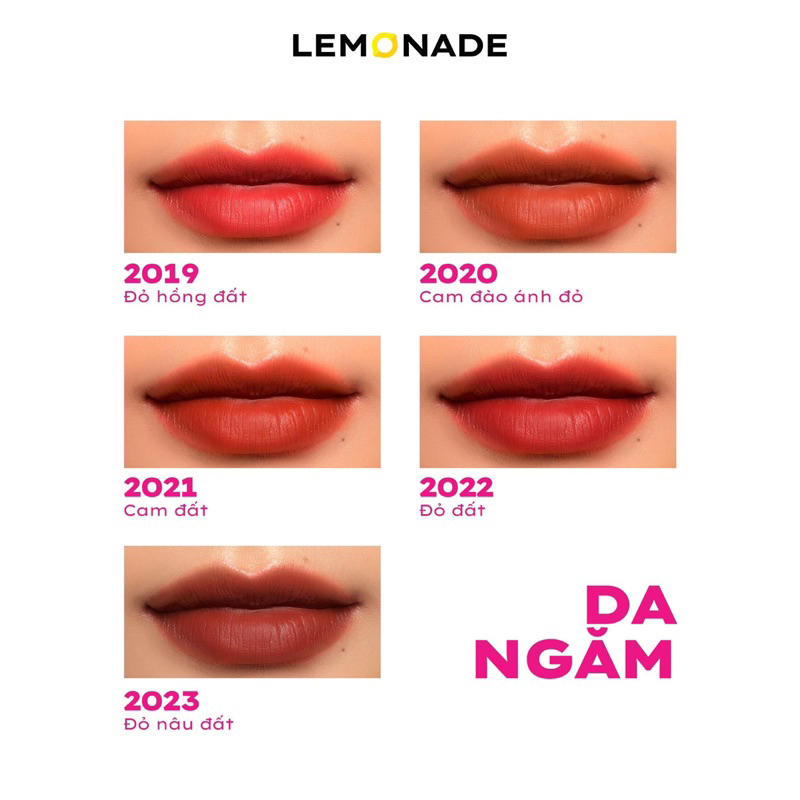 Son kem mịn lì 2 đầu Lemonade Perfect Couple Lip 5 Years