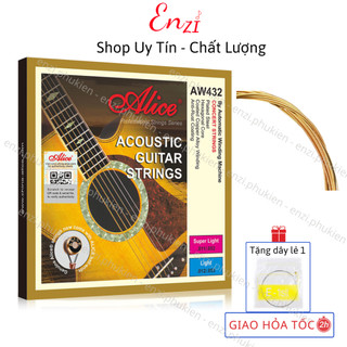 Dây đàn guitar acoustic Alice AW432 chính hãng Enzi