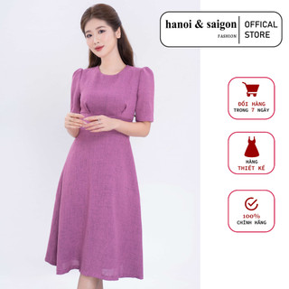 Đầm váy dự tiệc công sở fashion, thiết kế tròn, ôm dáng che khuyết điểm chân váy xòe cao cấp đi làm, dự tiệc