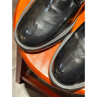 [Giày 2hand] [Size 41] Giày Tây Buộc Dây Da Bóng Đế Da