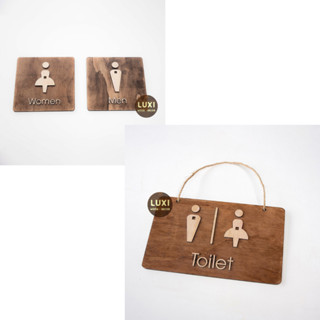 HCM I BẢNG GỖ TOILET NAM-NỮ – LUXI DECOR HCM