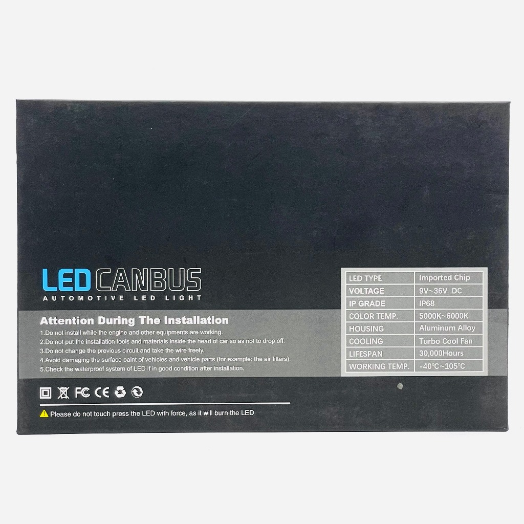 Bộ đèn pha / cos ô tô GPNE Led Canbus O3 110W 18.000LM chân H4 12V 55W, H16 12V 75W công suất cao, siêu sáng, chống nước