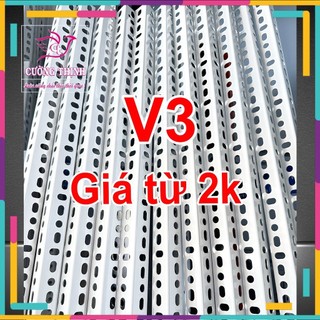 Thanh sắt V3 lắp kệ sắt v lỗ đa năng, Sắt V lỗ, Kệ sắt đăng