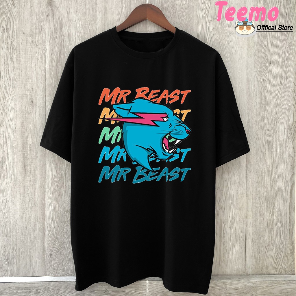 Áo Mr Beast - Áo in YouTube Mr Beast mẫu mới, chất vải thun co giãn 4 chiều