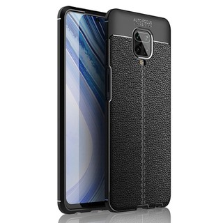 Ốp lưng Xiaomi Redmi Note 9s/ Redmi note 9 pro vân da đen auto forcus siêu bền chống trơn trượt