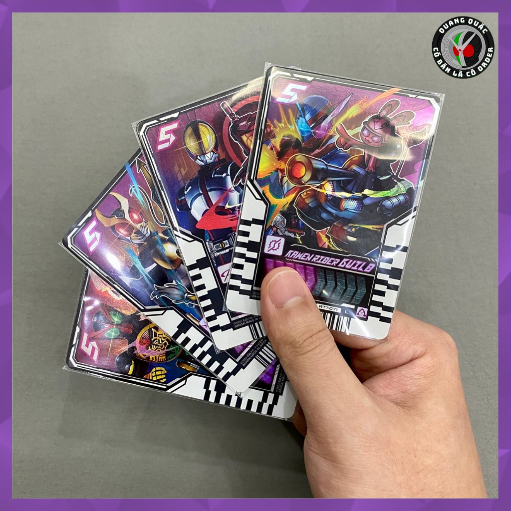 Lẻ Thẻ bài Kamen Rider Gotchard Ride Chemy Trading Card Phase 01 Legend Rider