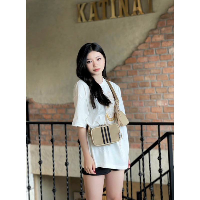 Túi adidas đeo chéo nam 2 màu