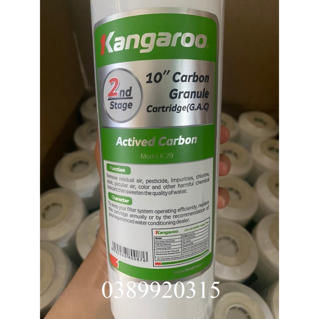 Lõi loc nước số 2 Kangaroo chính hãng