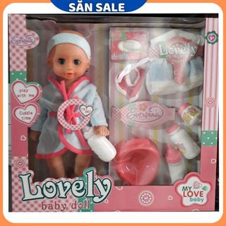 Búp bê bé trai biết nói , biết hát kèm 08 phụ kiện