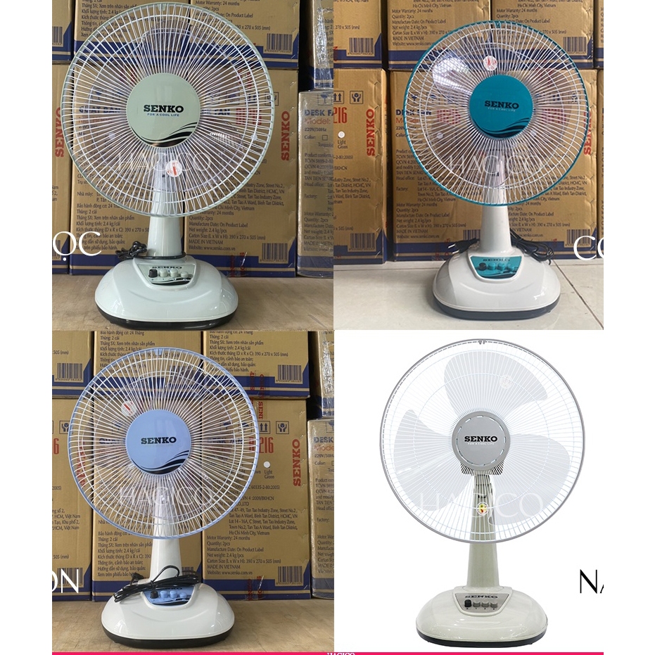Quạt bàn SENKO B1216 - Bảo hành 24 tháng chính hãng