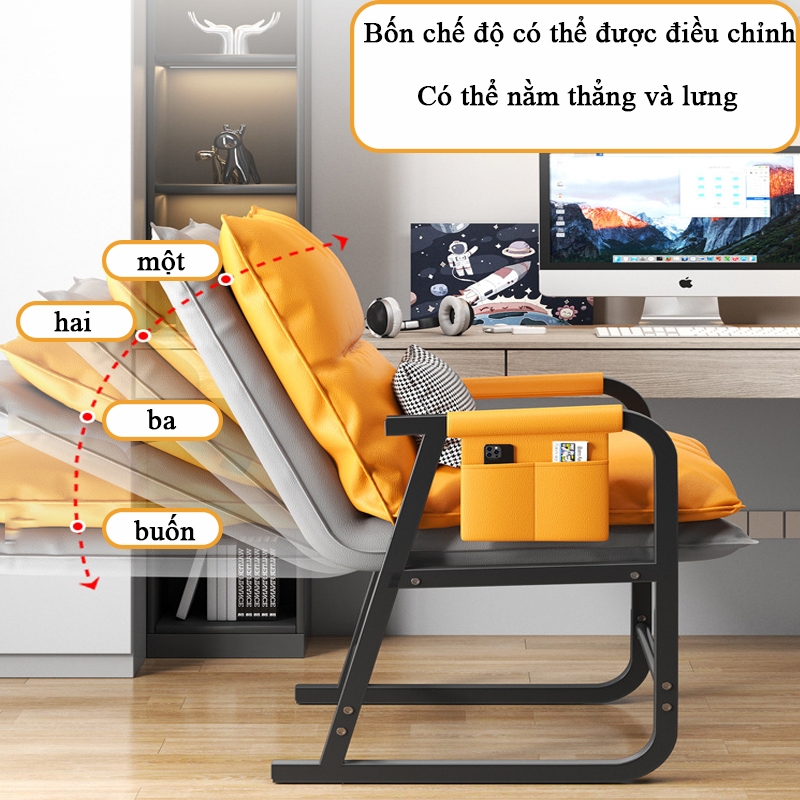 Ghế Thư Giãn ghế sofa điều chỉnh 180 ° Có Thể Điều Chỉnh Tựa Lưng Cấu trúc thép carbon mạnh và bền