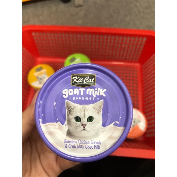 Pate lon Kit Cat sữa dê 12 vị thơm ngon