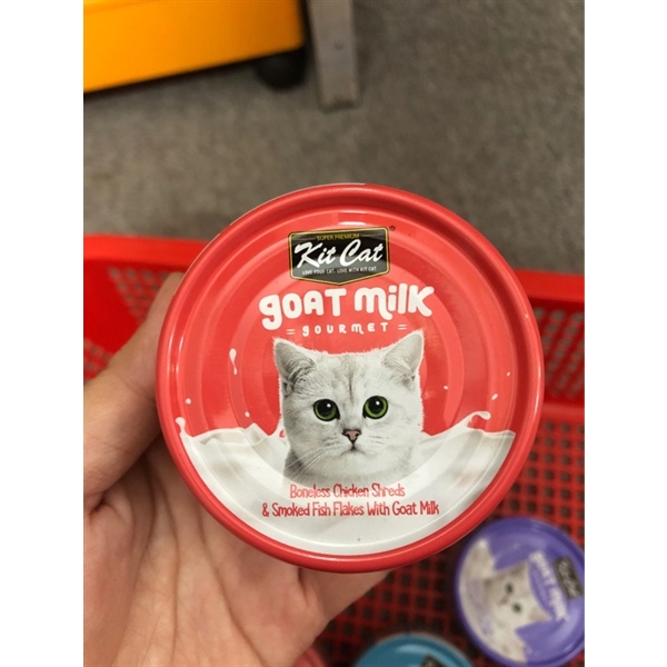Pate lon Kit Cat sữa dê 12 vị thơm ngon