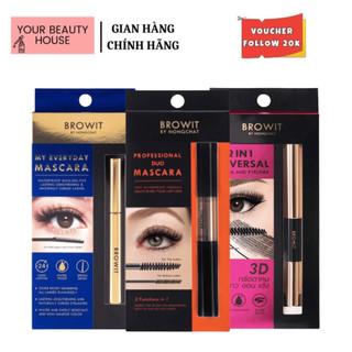 [Browit] Mascara Chống Nước, Dài Cong Mi Nongchat - Thái Lan